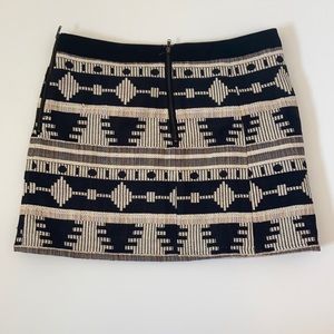 Top Shop Woven Print Skirt